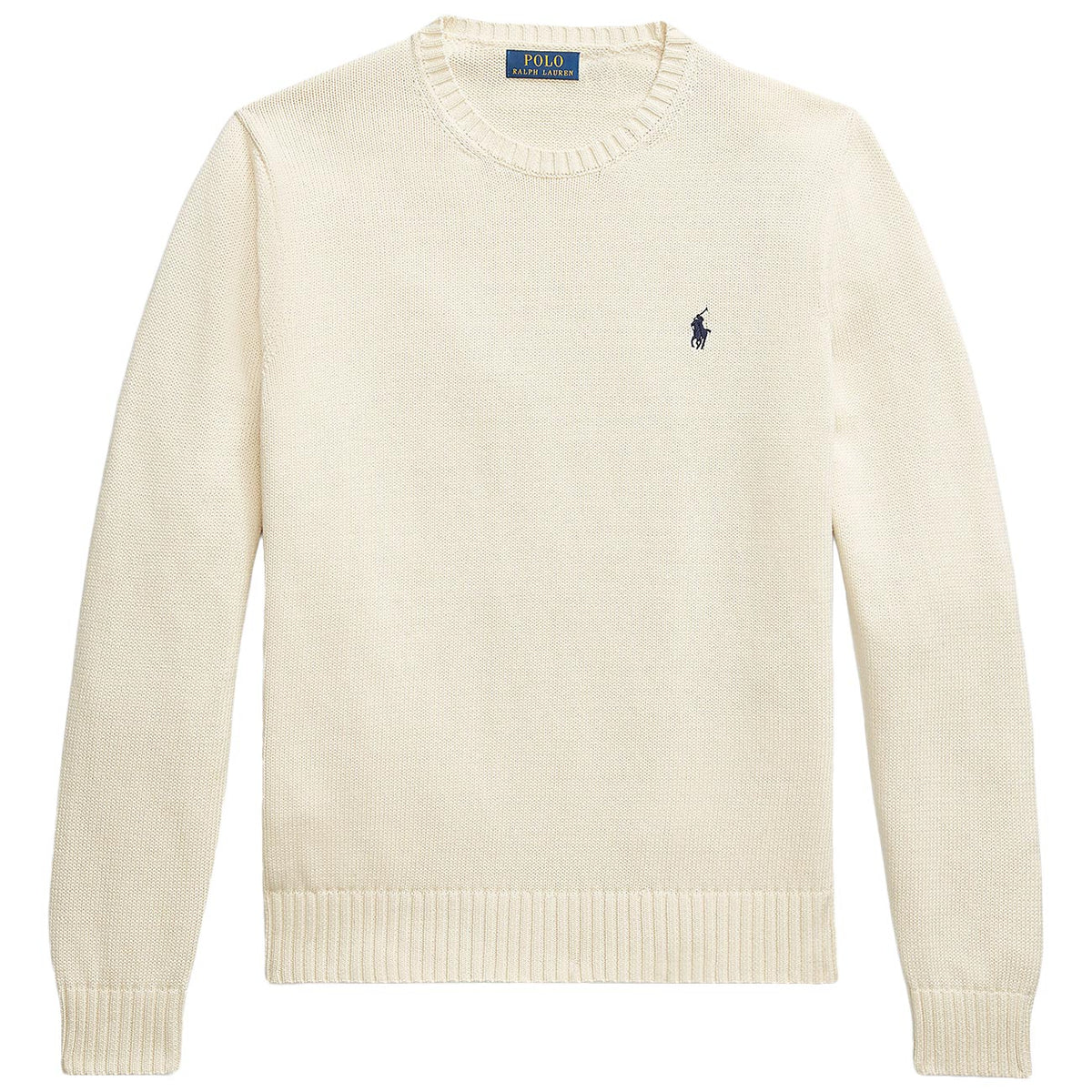 POLO RALPH LAUREN Maglione Girocollo In Cotone 710810846 035 ANDOVER CREAM 