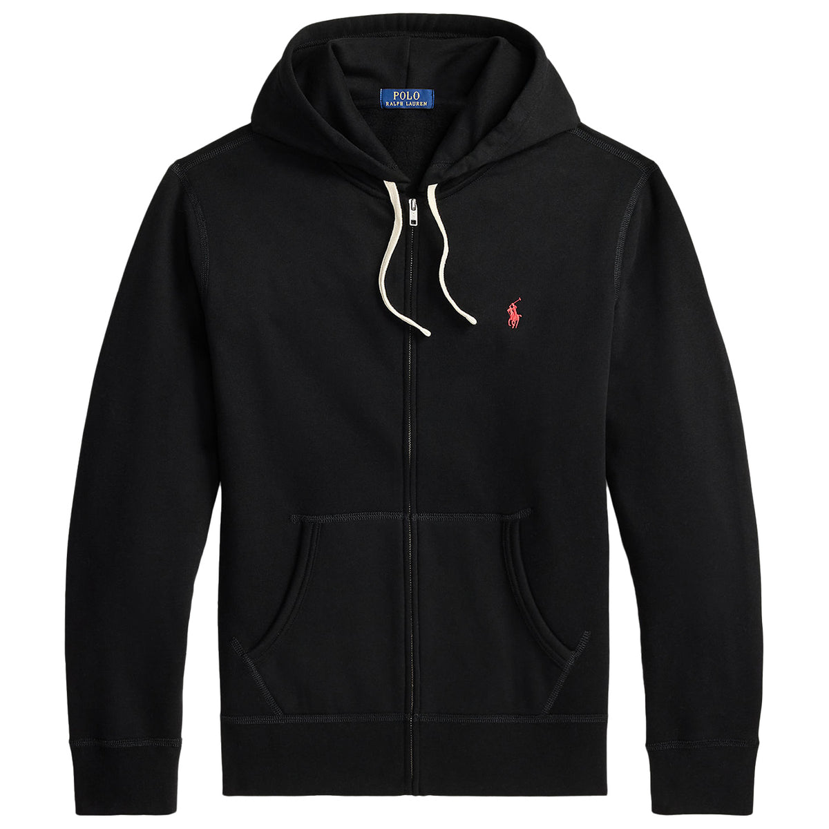 POLO RALPH LAUREN Felpa Con Zip E Cappuccio In Pile 710813297 001 POLO BLACK 