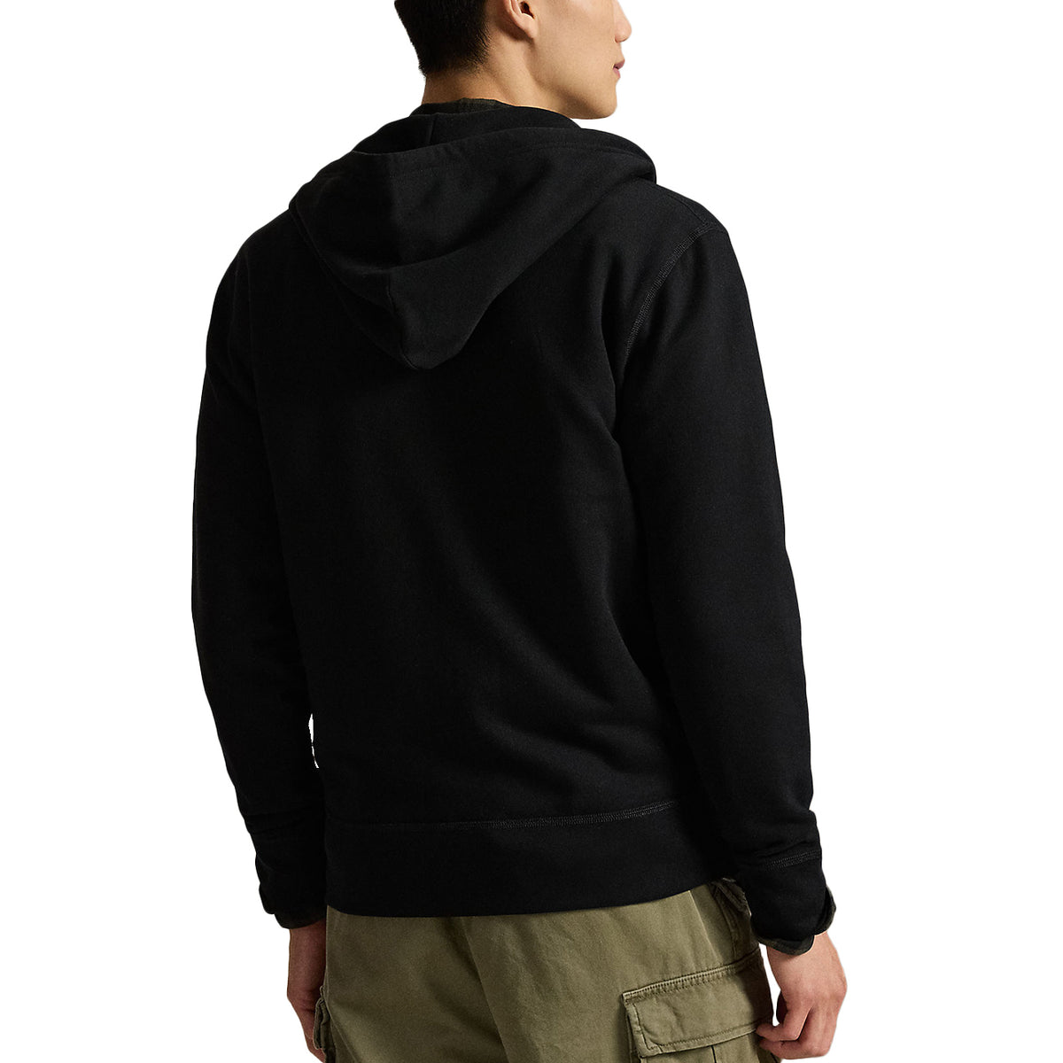 POLO RALPH LAUREN Felpa Con Zip E Cappuccio In Pile 710813297 001 POLO BLACK 