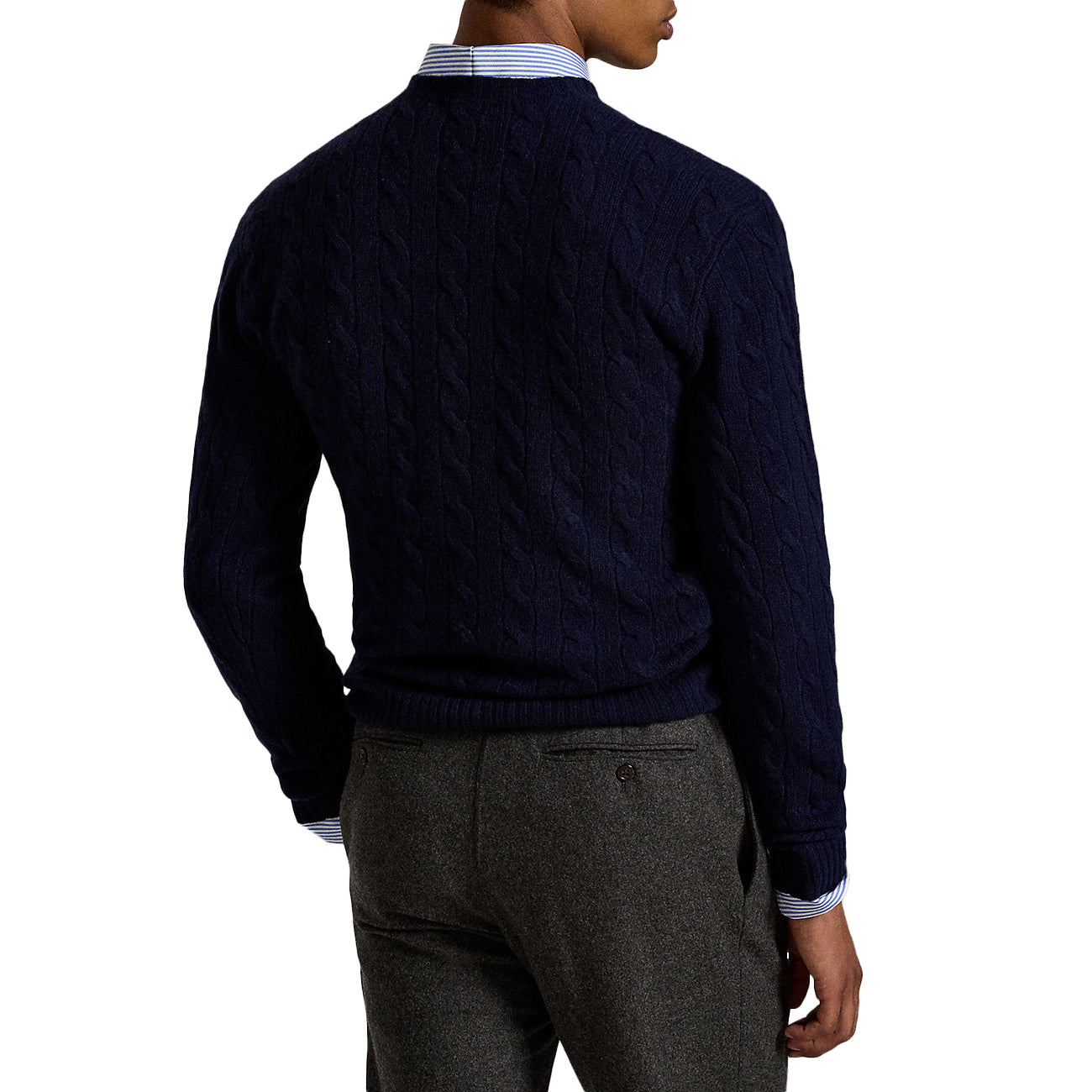 POLO RALPH LAUREN Pull In Lana E Cashmere Uomo Hunter Navy 710876762 002 HUNTER NAVY 