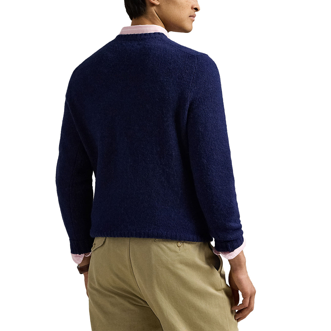 POLO RALPH LAUREN Maglione Girocollo Textured 710918805 501 BRIGHT NAVY 