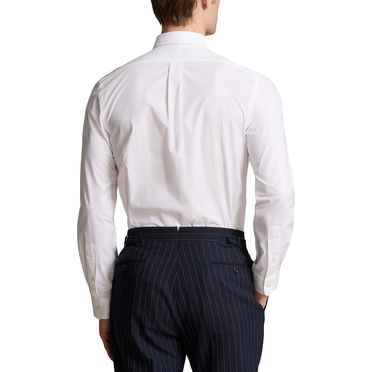 POLO RALPH LAUREN Camicia In Popeline Elasticizzato Slim Fit 710928254 002 WHITE 