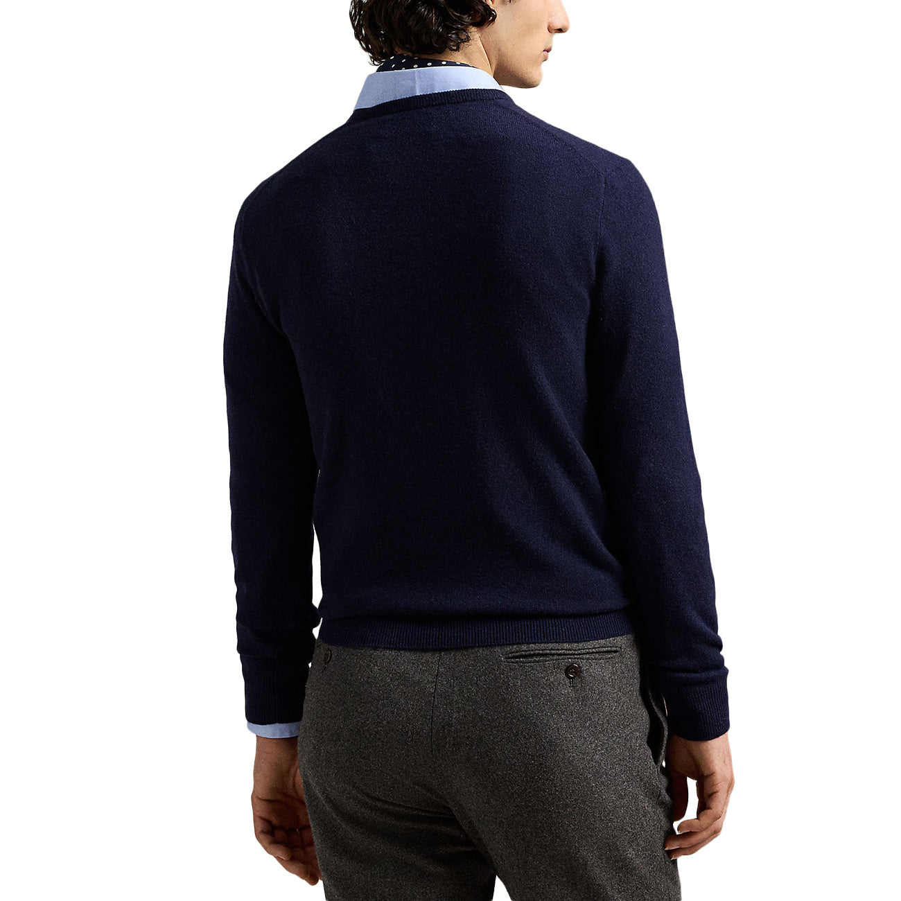 POLO RALPH LAUREN Maglione Girocollo In Lana 710974148 001 HUNTER NAVY 
