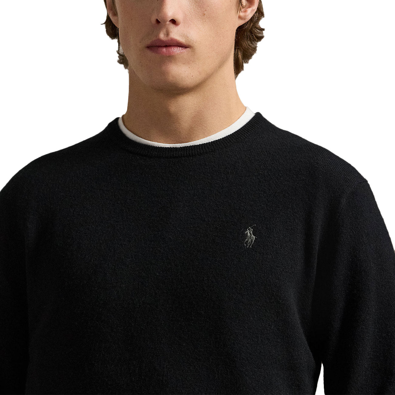 POLO RALPH LAUREN Maglione Girocollo In Lana 710974148 003 POLO BLACK 