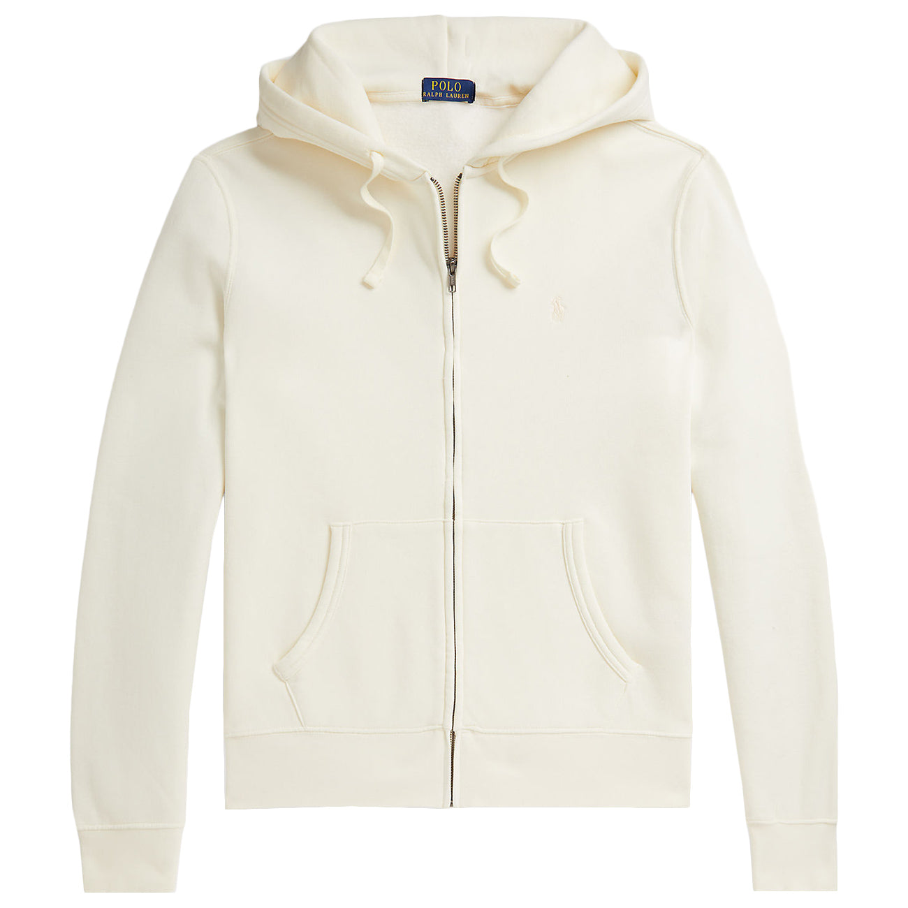 POLO RALPH LAUREN Felpa Con Cappuccio E Zip Intera In Pile 710981389 006 CLUBHOUSE CREAM 