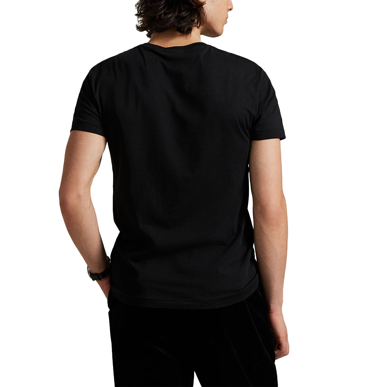 POLO RALPH LAUREN T-Shirt In Jersey Polo Bear Slim Fit 710P00094 001 POLO BLACK HOLIDAY BESR 