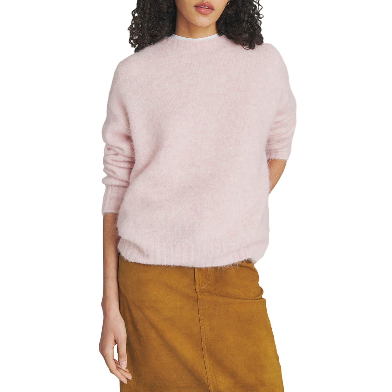 ROY ROGER'S Pullover In Alpaca RND559CN88XXXX C0119 PINK 