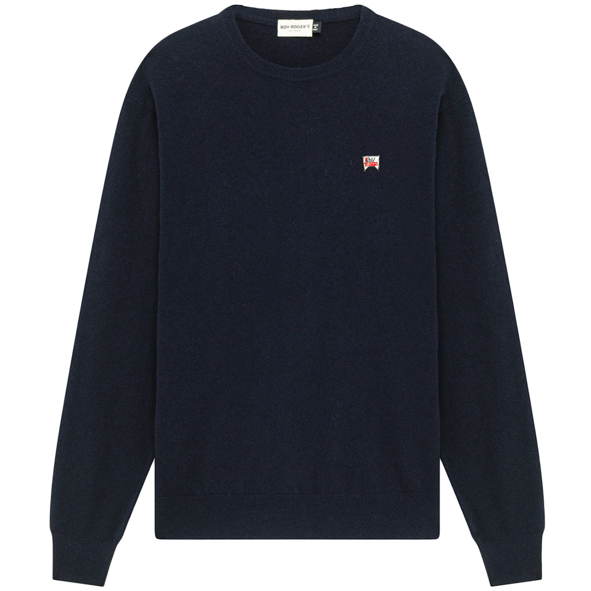 ROY ROGER'S Maglione Girocollo Box In Lana RRU90261CN47XXXX C0048 BLUE NAVY 