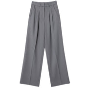 SKILLS MILANO Pantalone Ampio Con Pinces W301ALICE690W721 930 GRIGIO CHIARO 