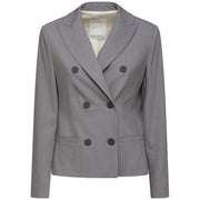 SKILLS MILANO Giacca Doppiopetto Crop W302SILVIA697W721 930 GRIGIO CHIARO 