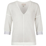 AKEP Blusa Light Jacquard Full Colo CMKD13235 ECRU 