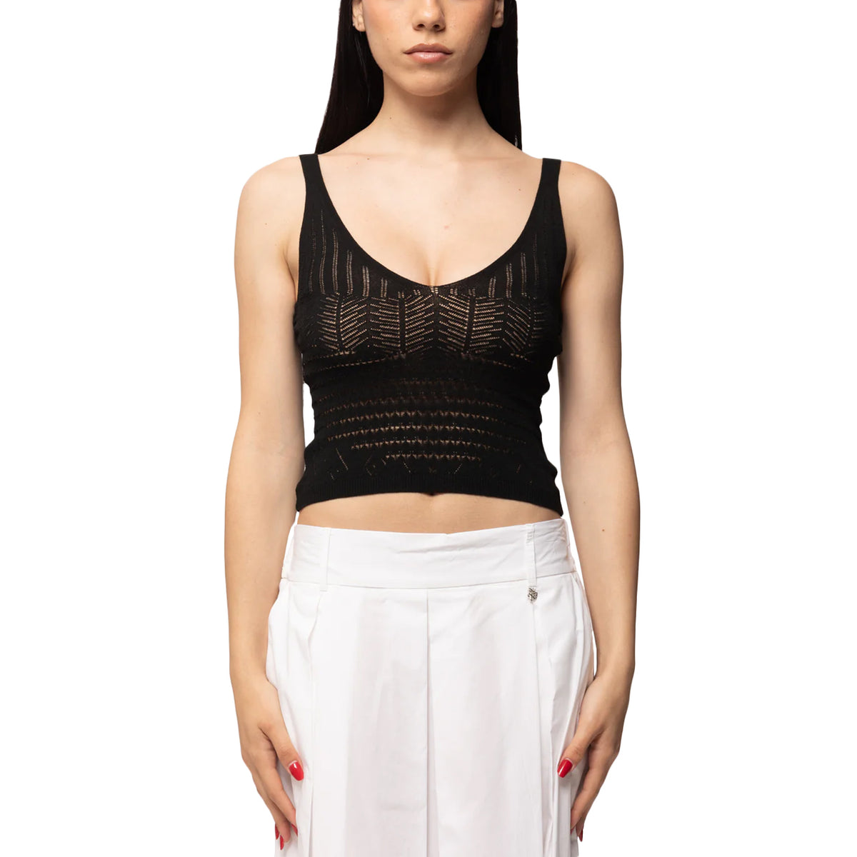AKEP Canotta Punto Pizzo CNKD13043 NERO 