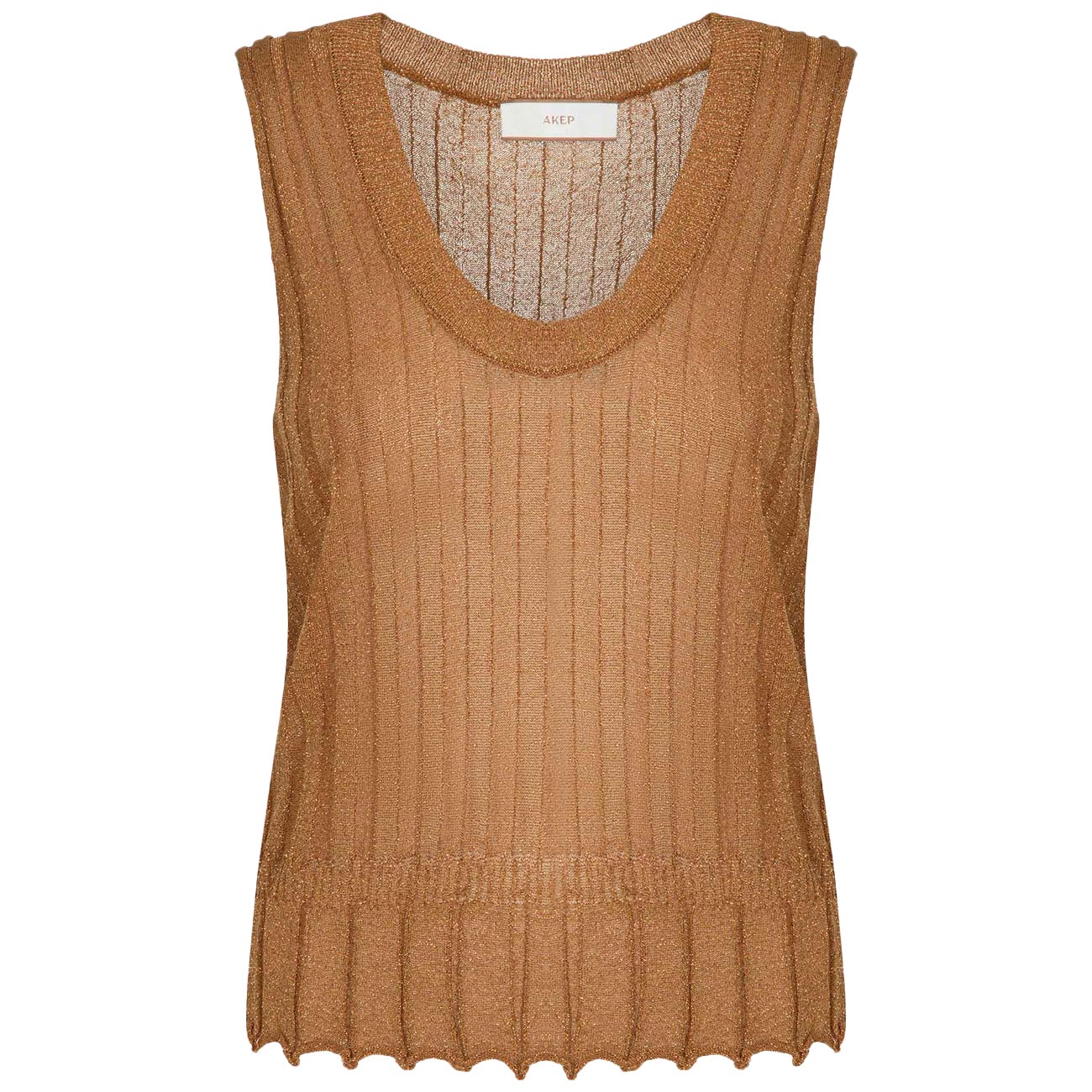 AKEP Top Smanicato CNKD13283 CAMMELLO 