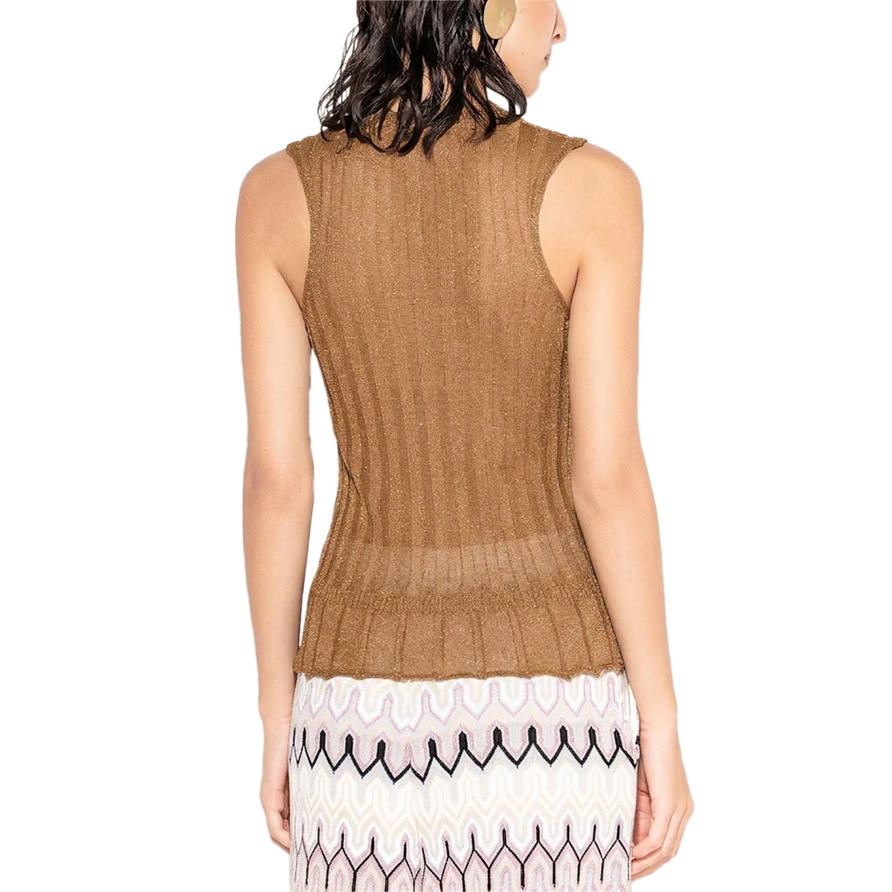 AKEP Top Smanicato CNKD13283 CAMMELLO 