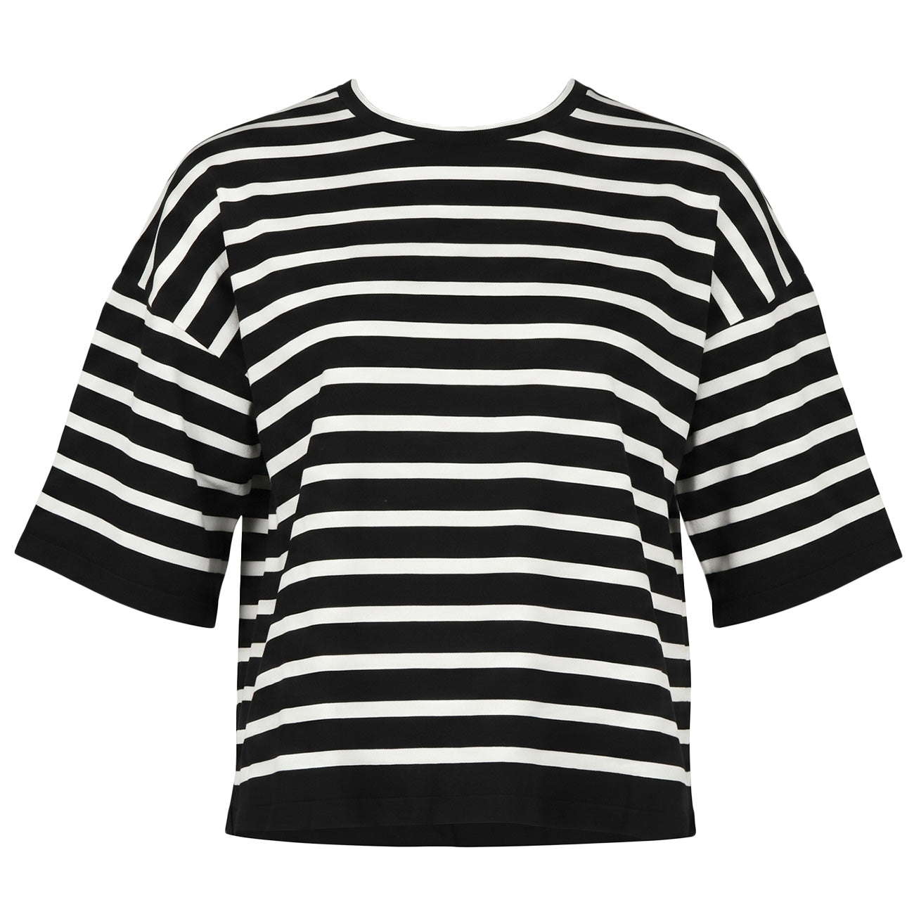 AKEP T-shirt Lace Bicolor CNKD13308 ECRU/NERO 