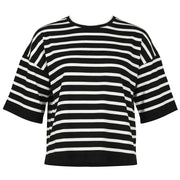 AKEP T-shirt Lace Bicolor CNKD13308 ECRU/NERO 
