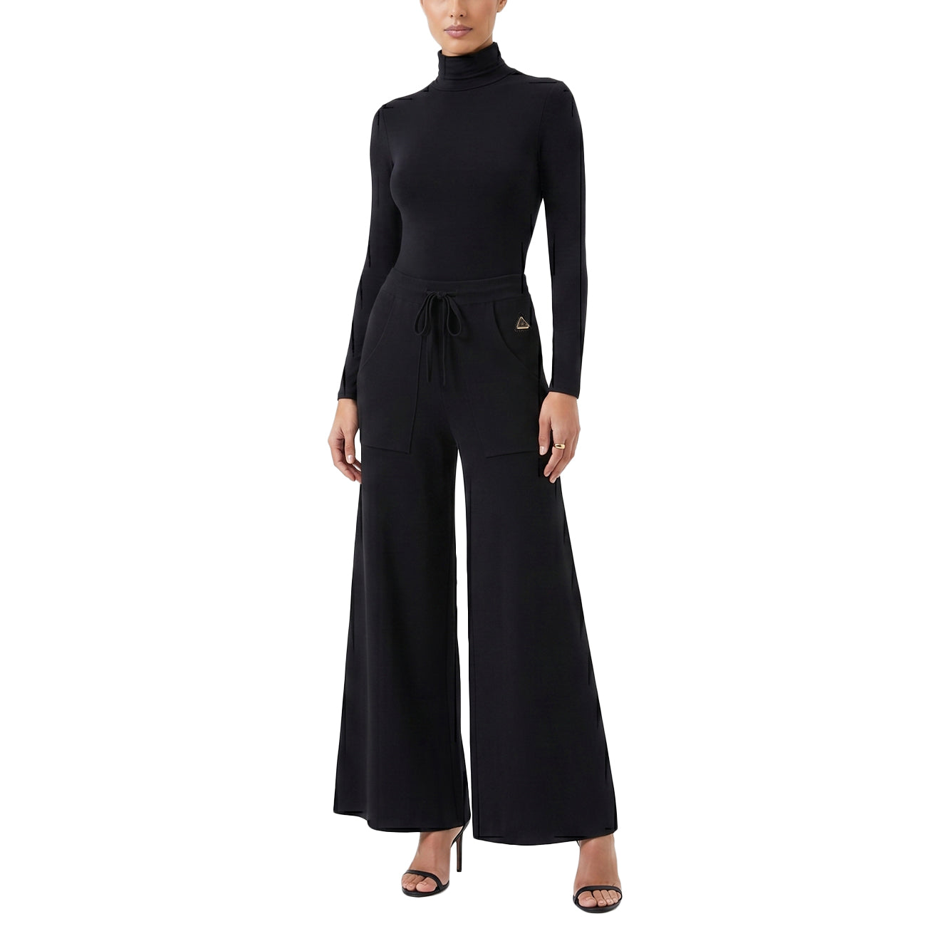 AKEP Pantalone In Punto Stoffa PTKD13079 NERO 