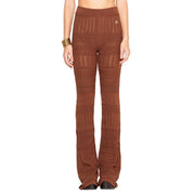 AKEP Pantalone A Gamba Dritta Tinta Unita PTKD13211 MORO 