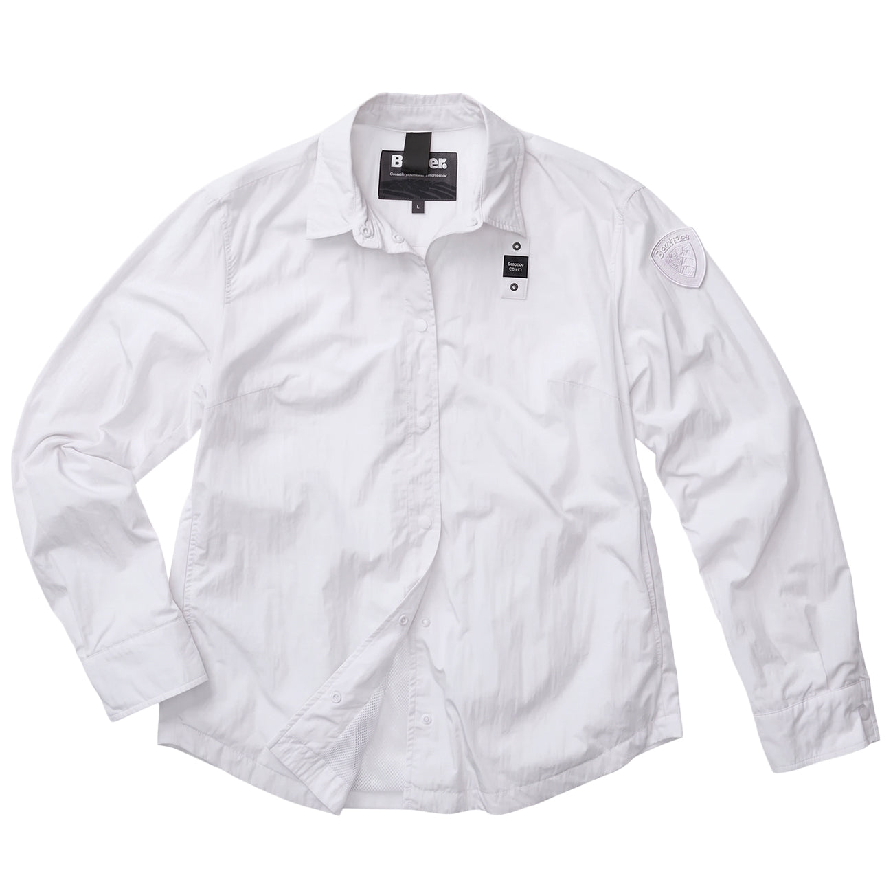 BLAUER Camicia Foderata A Rete Shirley 26SBLDC01134-007131 102 BIANCO NEVE 
