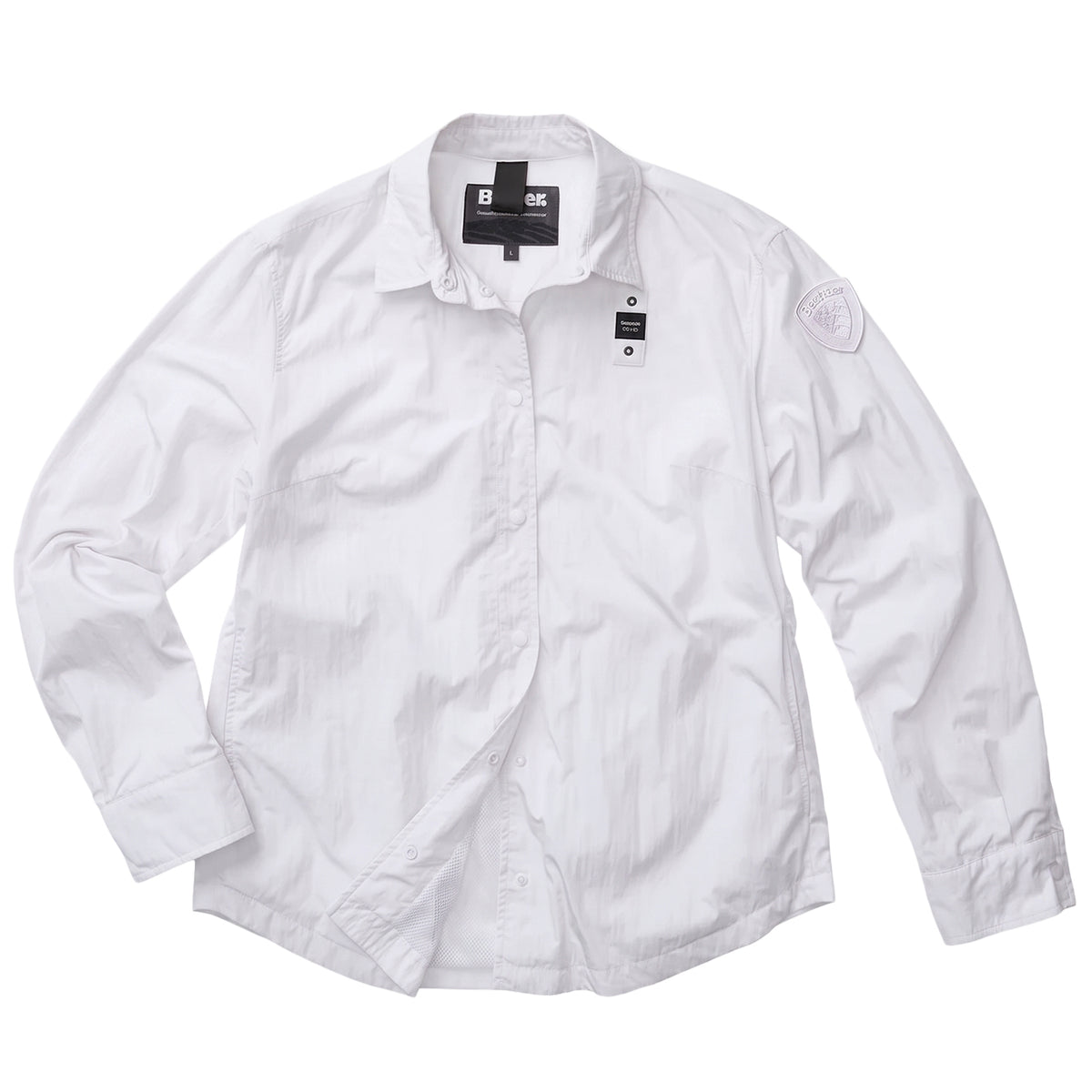 BLAUER Camicia Foderata A Rete Shirley 26SBLDC01134-007131 102 BIANCO NEVE 