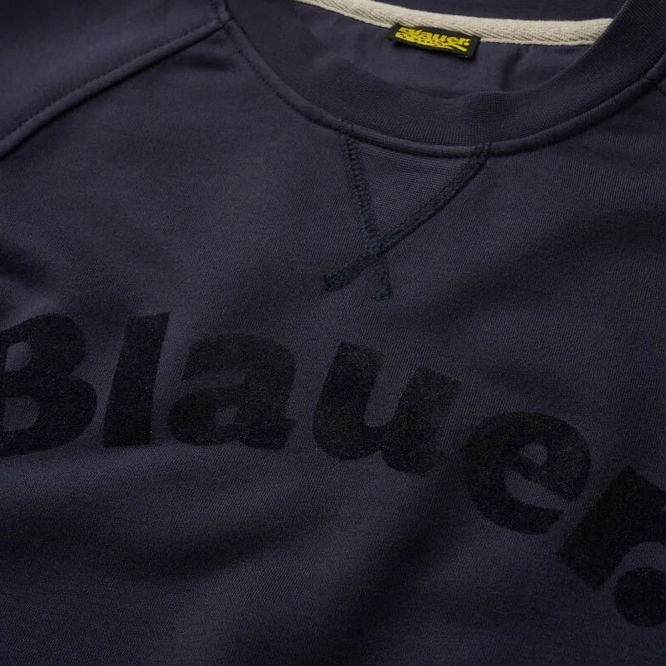 BLAUER Felpa Flock Camp 26SBLUF03242-006804 888 BLU 