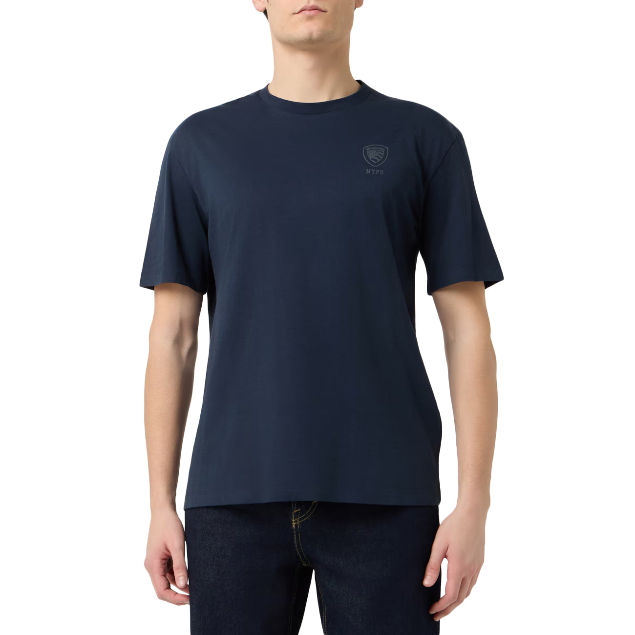 BLAUER T-shirt Eutaw Con Logo Tonale 26SBLUH02302-007439 888 BLU 