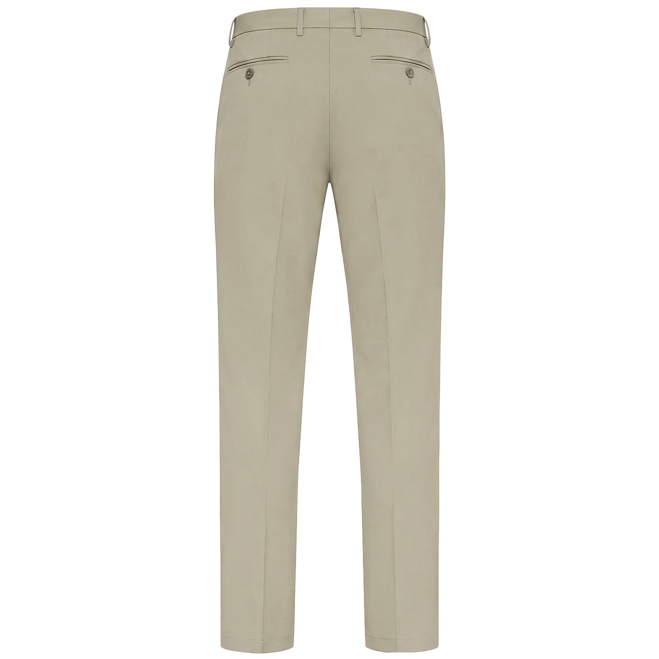 CRUNA PANTALONI SLIM TAPERD FIT CINTURA ELASTICA IN TELA DI LANA MITTE1714 122 BEIGE 
