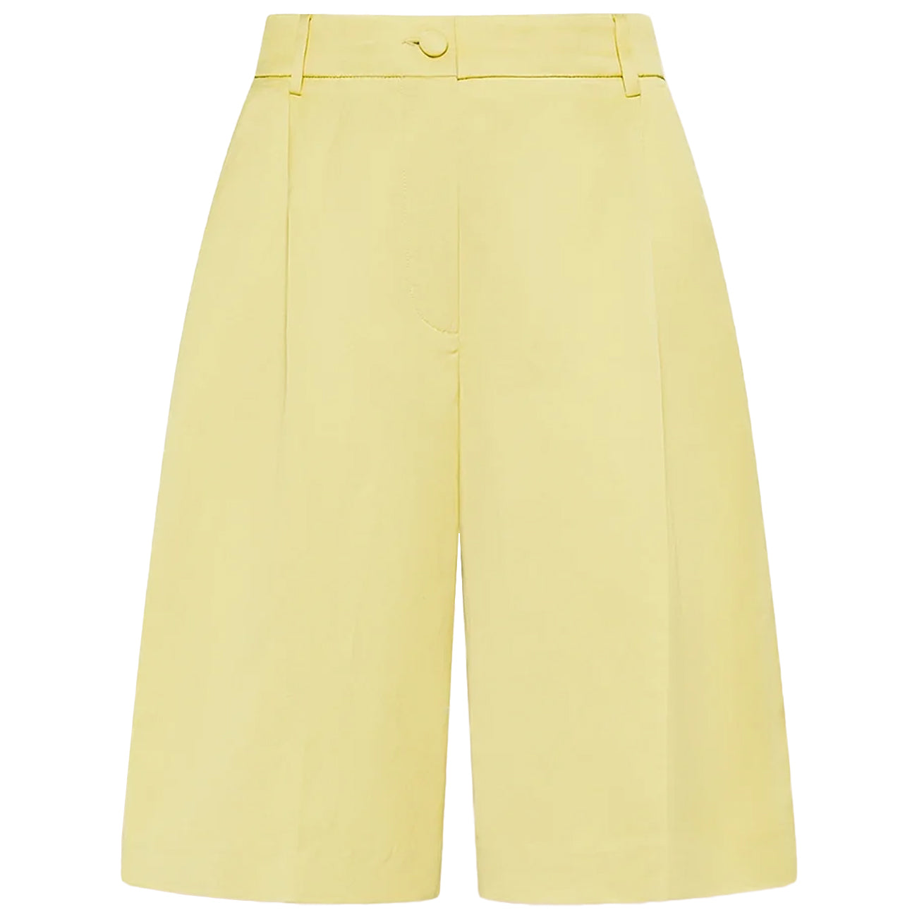CRUNA REGULAR FIT SHORTS GINOCCHIO CON PINCES VISCOSA/LINO/GABARDINE NOAH2617 177 MIELE 