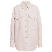 DONDUP Camicia Over In Bull Fisso DC460 BF0018 MB8 511 ROSINO 