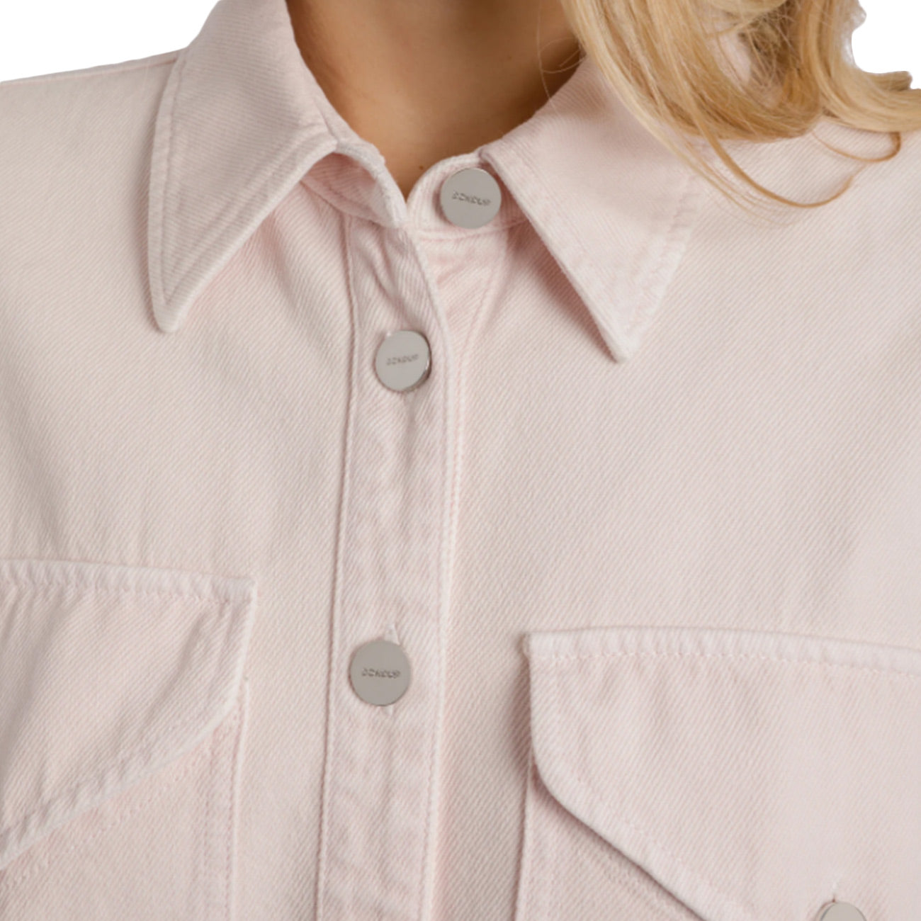 DONDUP Camicia Over In Bull Fisso DC460 BF0018 MB8 511 ROSINO 
