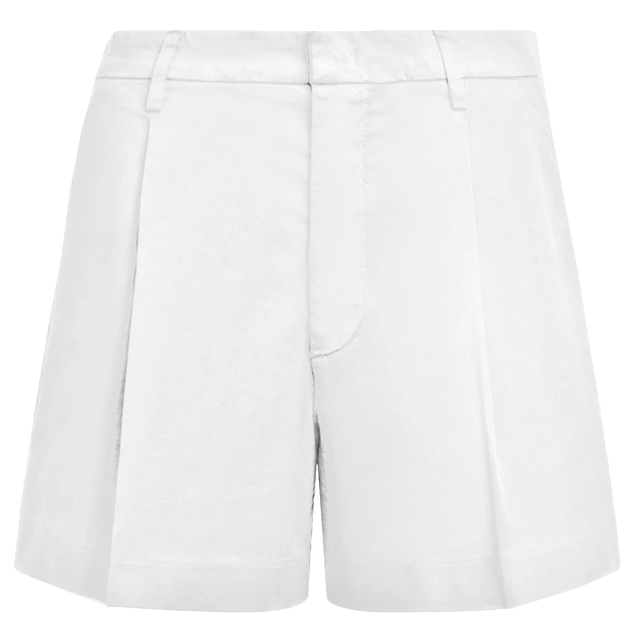 DONDUP Shorts Lori Loose In Gabardina Compact DP773 GS0096D PTD 000 BIANCO 
