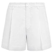 DONDUP Shorts Lori Loose In Gabardina Compact DP773 GS0096D PTD 000 BIANCO 