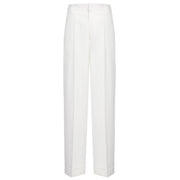 DONDUP Pantaloni Abby Wide Leg In Garbardina Di Viscosa DP883 IF0049D XXX 001 LATTE 