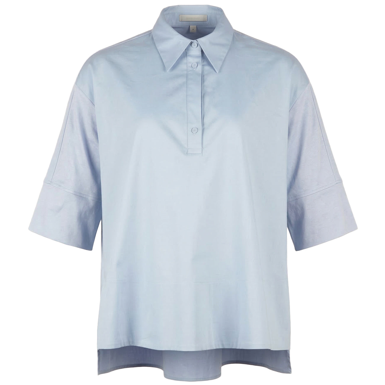 ELENA MIRO' Blusa Boxy Con Maniche A Tre Quarti 2009Z000058N 04 AZZURRO 