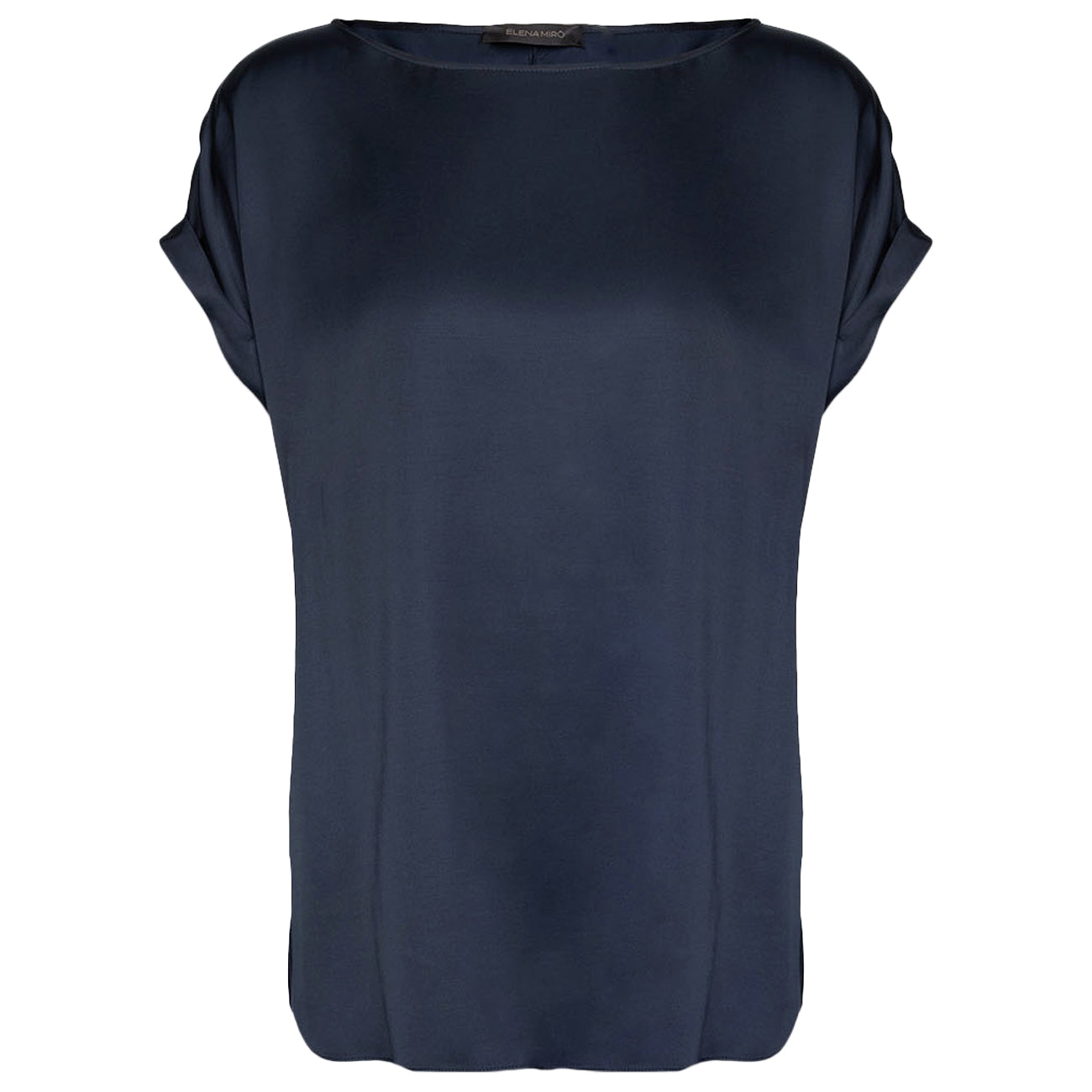 ELENA MIRO' Blusa In Raso 2086P100217N 034 BLU NAVY 