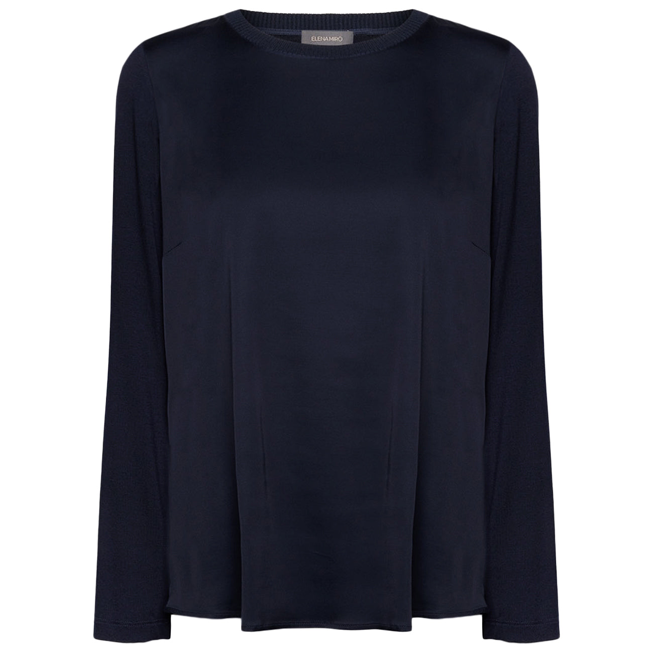 ELENA MIRO' T-shirt In Due Tessuti G126Z500623N 034 BLU 