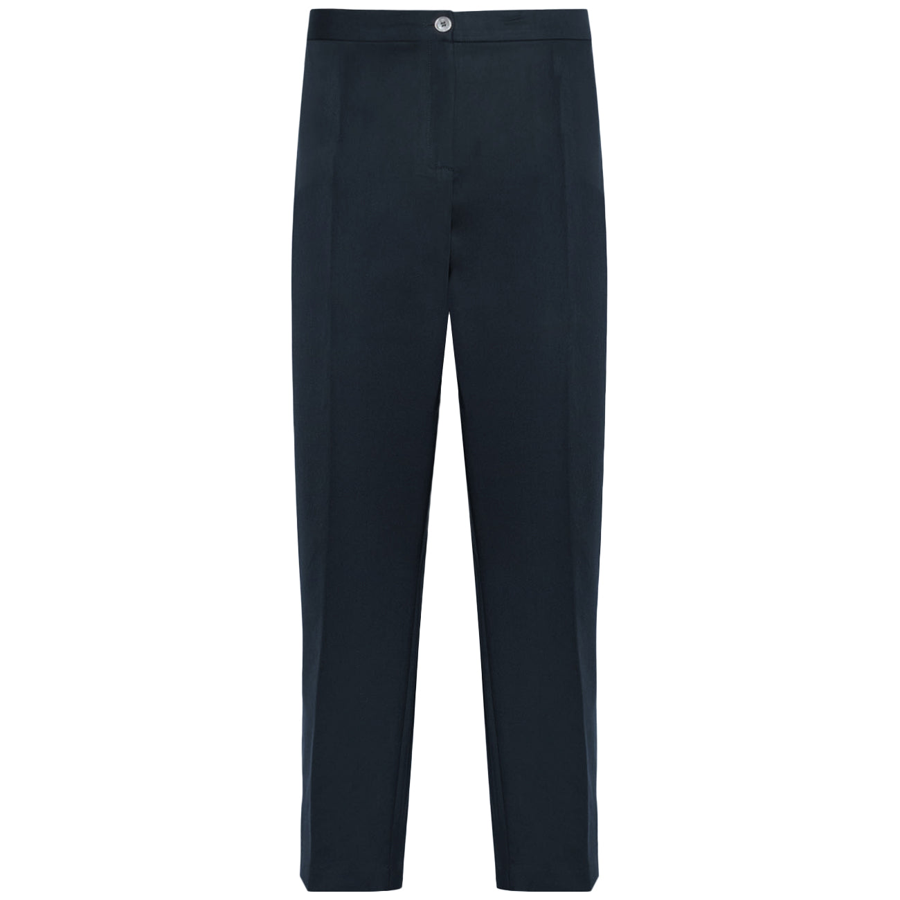 ELENA MIRO' Pantaloni Dritti In Raso Stretch P010P000498N BLU NAVY 