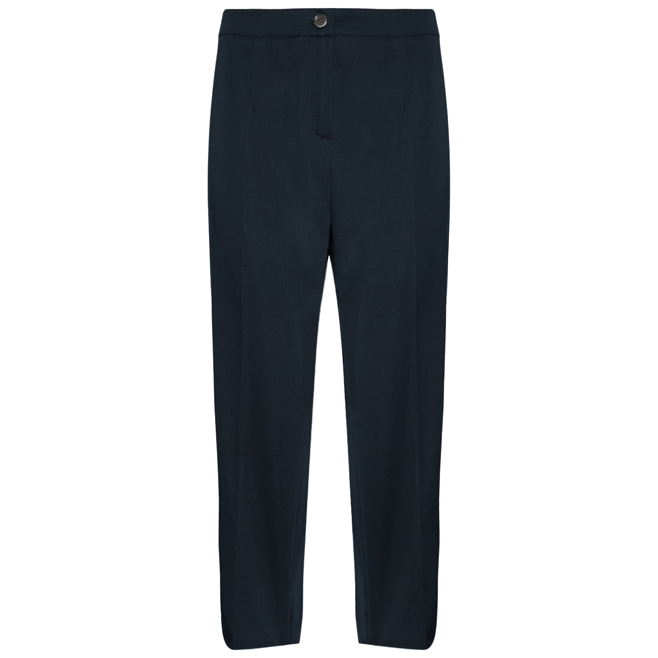 ELENA MIRO' Pantaloni Dritti In Raso Stretch P011P000499N BLU NAVY 