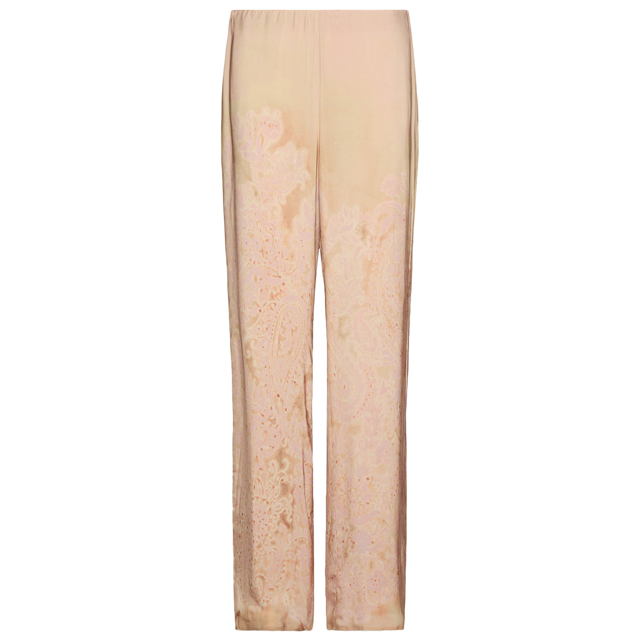 ELENA MIRO' Pantaloni Dritti Stampati P026P000479N 01 NATURALE 