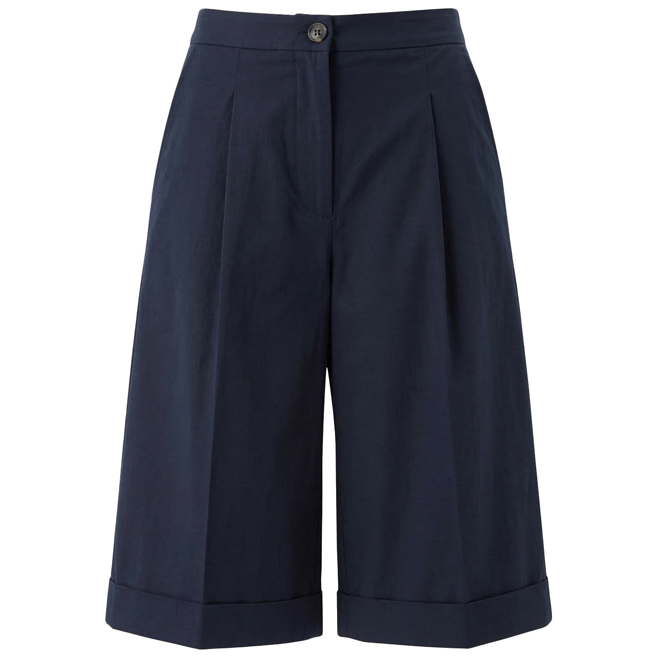 ELENA MIRO' Pantaloncini Corti In Misto Cotone P097P000444N BLU NAVY 