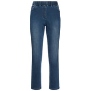 ELENA MIRO' Jeggings, "Pat" P442P300437N 0H4 BLU MEDIO 