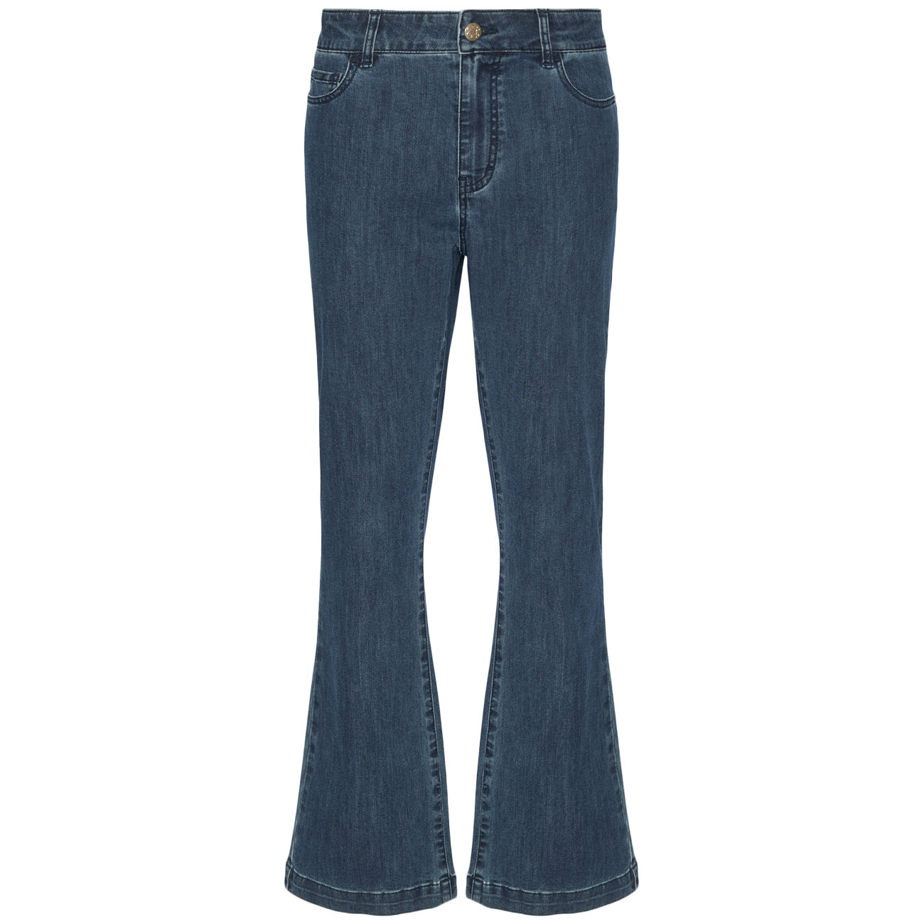 ELENA MIRO' Jeans 5 Tasche Kick Flare, "Florence" P526P000408N 034 BLU SCURO 