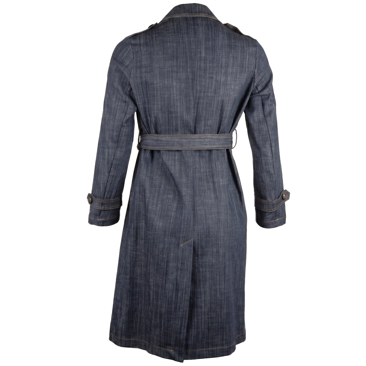 GOODMATCH Trench Doppiopetto In Denim AA0435 U79 BLUE DENIM 