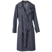 GOODMATCH Trench Doppiopetto In Denim AA0435 U79 BLUE DENIM 