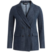 GOODMATCH Blazer Doppiopetto Drill Cotone Stretch AB5135 U79 DENIM BLUE 