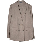 GOODMATCH Blazer Doppiopetto AB5151 Z19 BROWN HERRINGBONE 