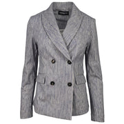 GOODMATCH Blazer Doppiopetto Boxy Rigato AB7431 R76 BLUE STRIPES 
