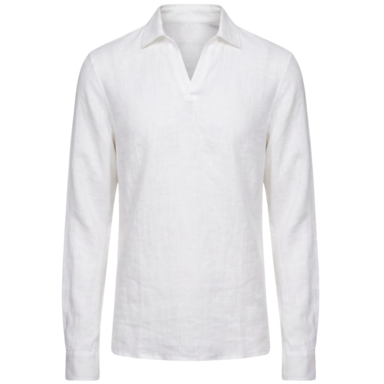 GRAN SASSO Polo In Lino 60191/96803 250 BIANCO 
