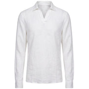 GRAN SASSO Polo In Lino 60191/96803 250 BIANCO 