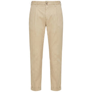 JACOB COHEN Pantalone Henry Cropped Slim Fit-Tinto Reattivo Gabardina JUM_P0003 001 S2544 TR C99 LIGHT BEIGE 